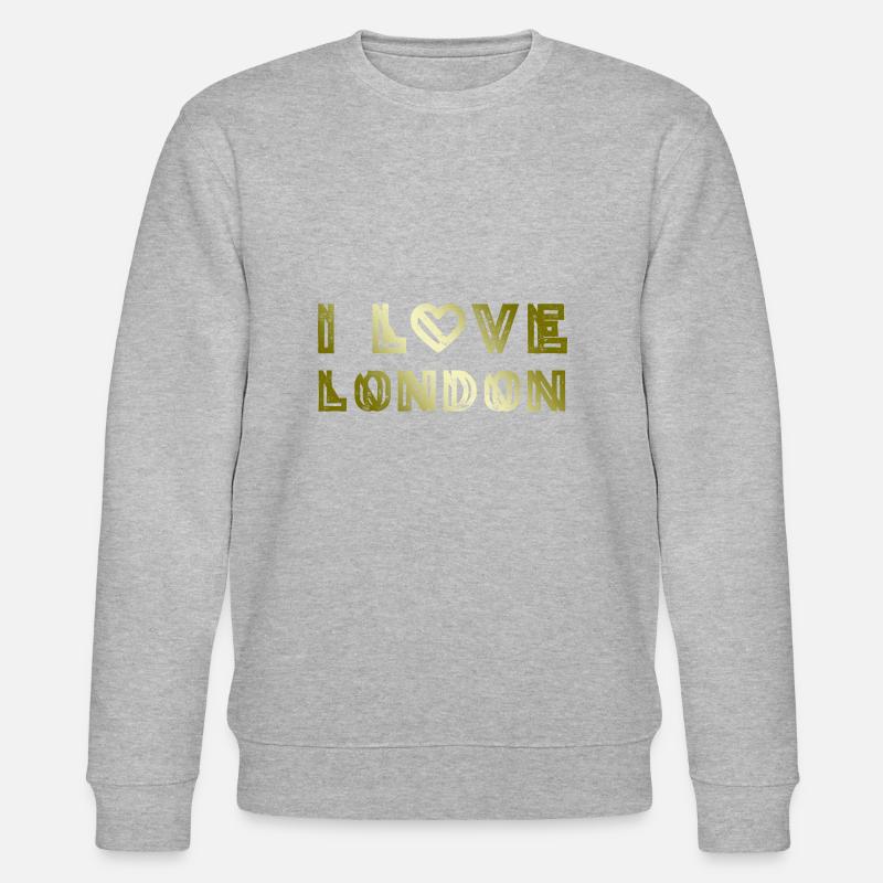 J’ADORE LONDRES - Sweat bio CHANGER Stanley/Stella Unisexe - gris chiné