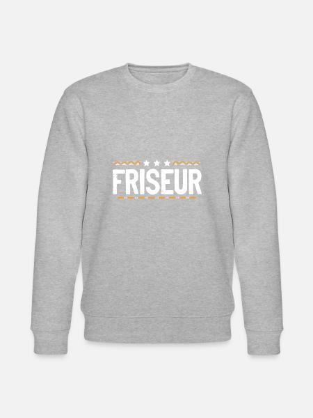 Friseur Beruf - Stanley/Stella Unisex Bio-Sweatshirt CHANGER  - Grau meliert