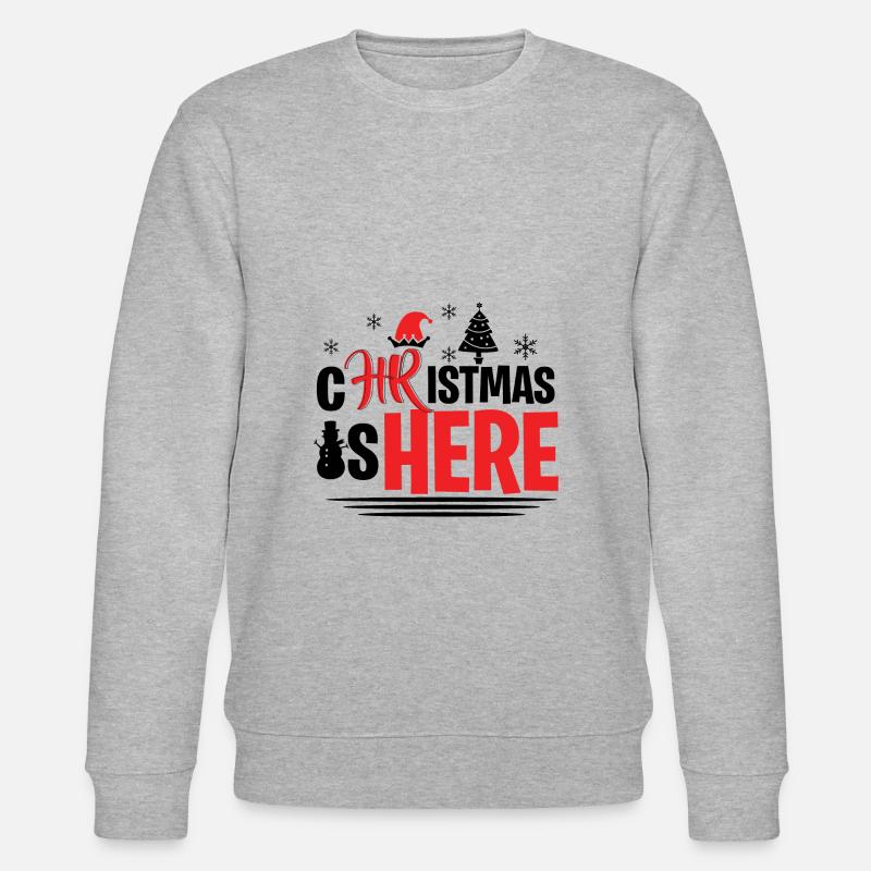 Human Resources Weihnachtsfeier Abteilungsfeier - Stanley/Stella Unisex Bio-Sweatshirt CHANGER  - Grau meliert