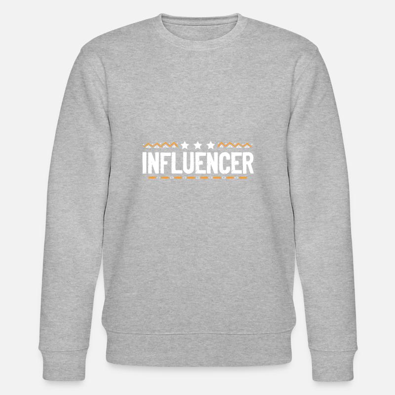 Influencer Beruf - Stanley/Stella Unisex Bio-Sweatshirt CHANGER  - Grau meliert
