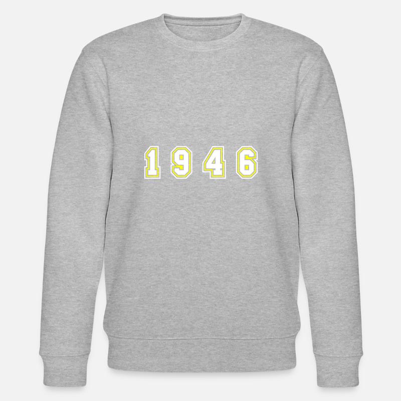 Numéro de l’année 1946 - Sweat bio CHANGER Stanley/Stella Unisexe - gris chiné