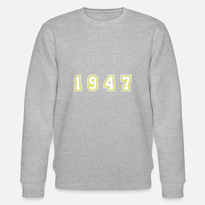 Numéro de l’année 1947 - Sweat bio CHANGER Stanley/Stella Unisexe - gris chiné