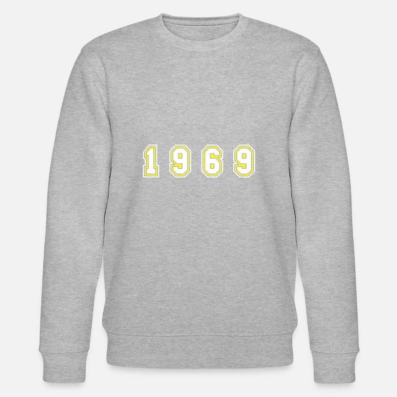 Numéro de l’année 1969 - Sweat bio CHANGER Stanley/Stella Unisexe - gris chiné