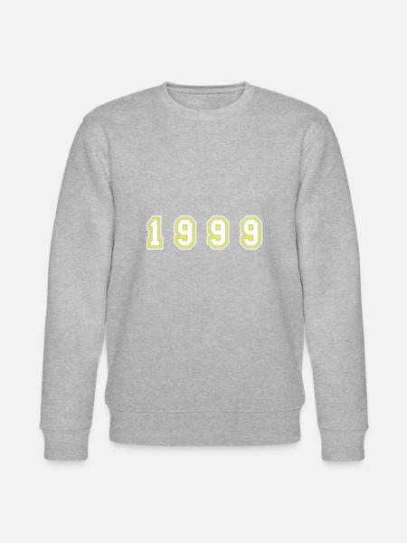 1999 Year Number - Stanley/Stella CHANGER Unisex Organic Sweatshirt - heather grey