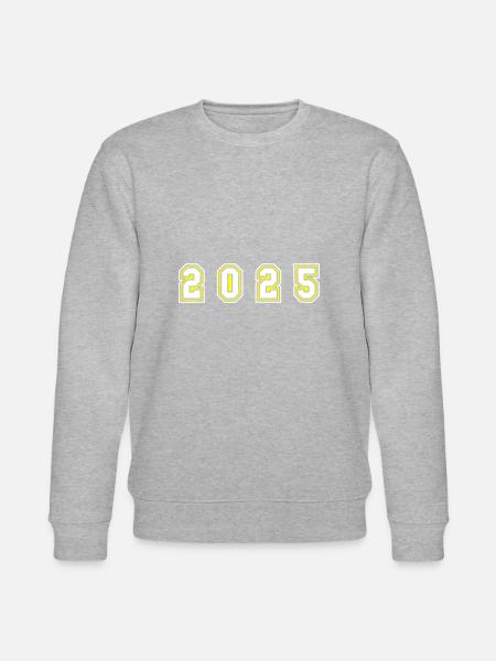 2025 Year Number - Stanley/Stella CHANGER Unisex Organic Sweatshirt - heather grey