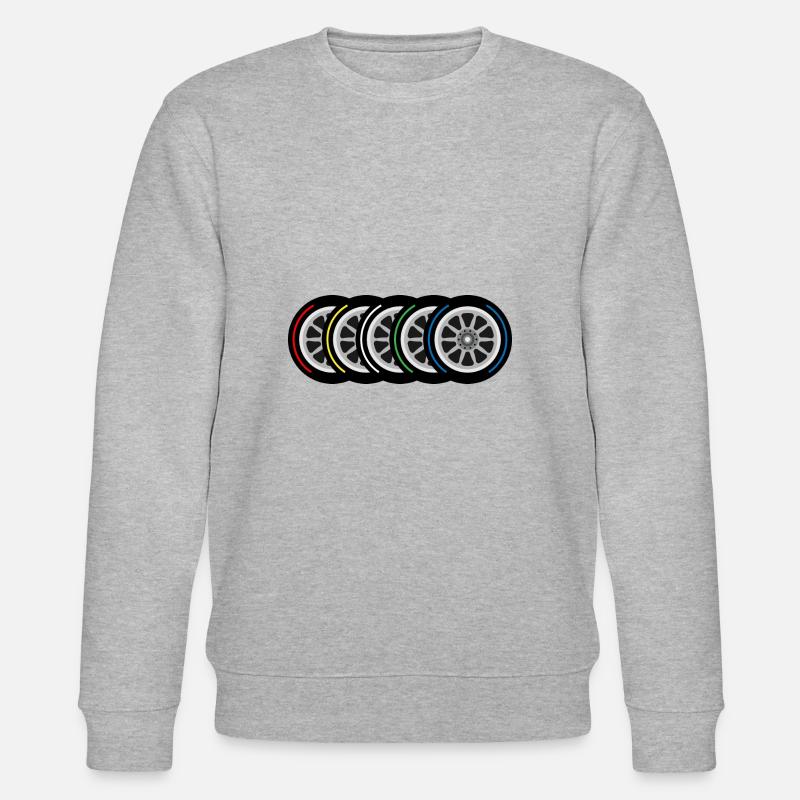 Composés de pneus - Sweat bio CHANGER Stanley/Stella Unisexe - gris chiné