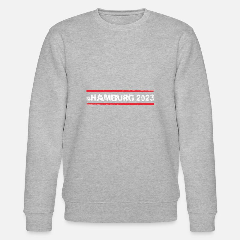 Hambourg 2023 - Sweat bio CHANGER Stanley/Stella Unisexe - gris chiné