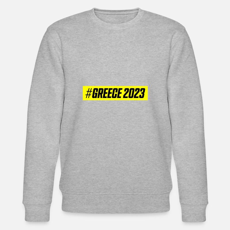 Grèce 2023 - Sweat bio CHANGER Stanley/Stella Unisexe - gris chiné