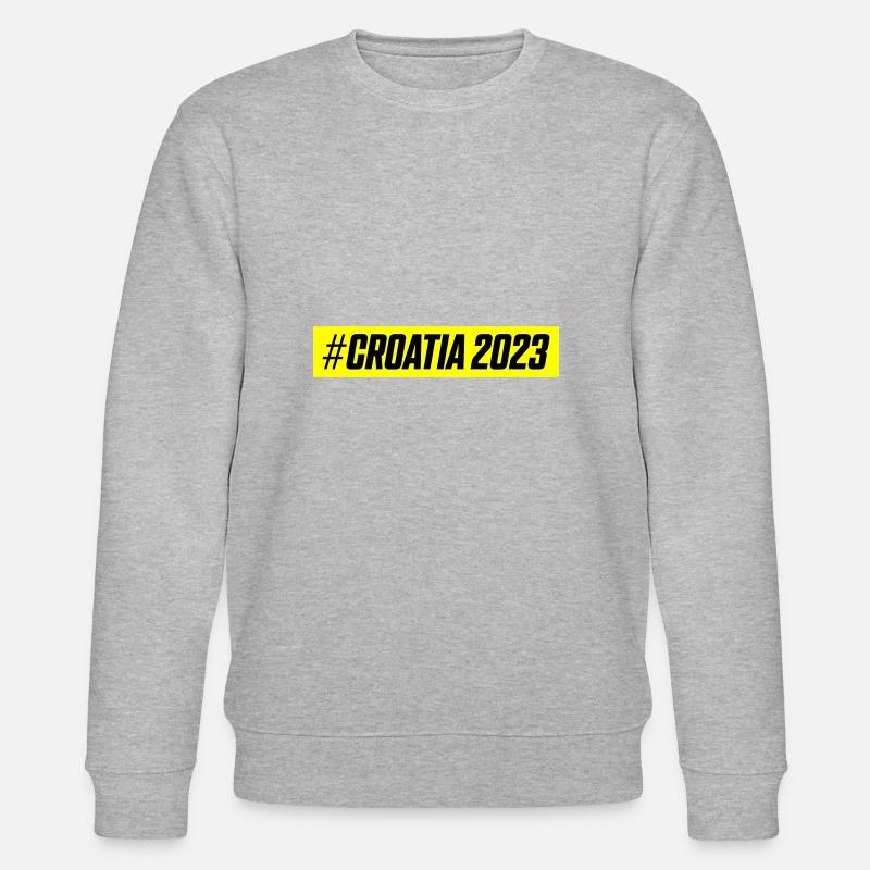 Croatia 2023 - Stanley/Stella Unisex Bio-Sweatshirt CHANGER  - Grau meliert