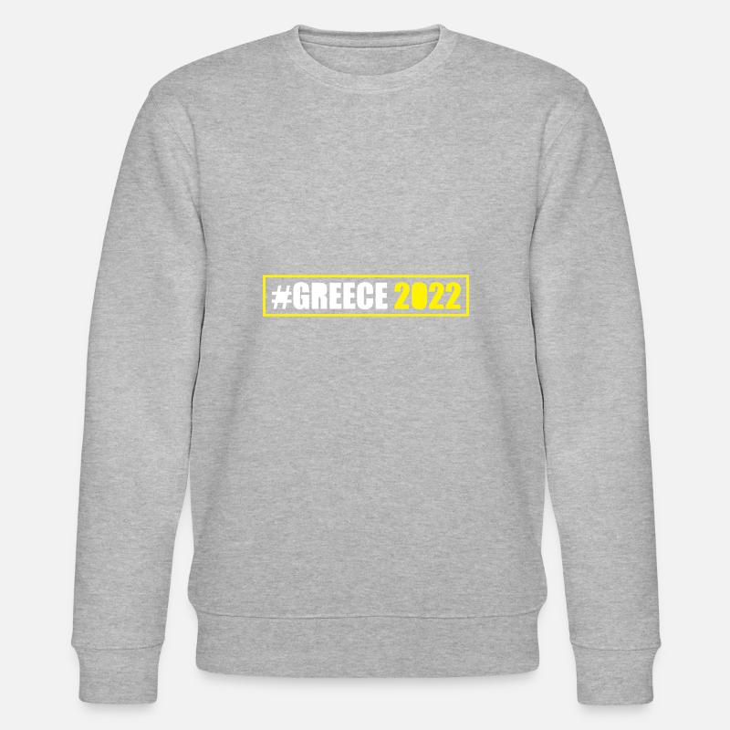 Grèce 2022 - Sweat bio CHANGER Stanley/Stella Unisexe - gris chiné