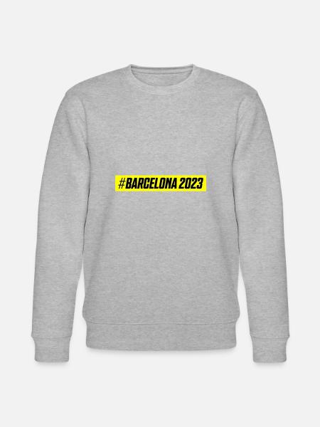 Barcelona 2023 - Stanley/Stella Unisex Bio-Sweatshirt CHANGER  - Grau meliert