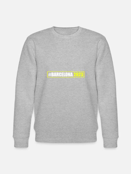 Barcelona 2023 - Stanley/Stella Unisex Bio-Sweatshirt CHANGER  - Grau meliert