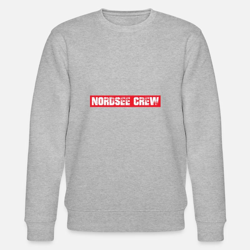 Nordsee Crew - Stanley/Stella Unisex Bio-Sweatshirt CHANGER  - Grau meliert
