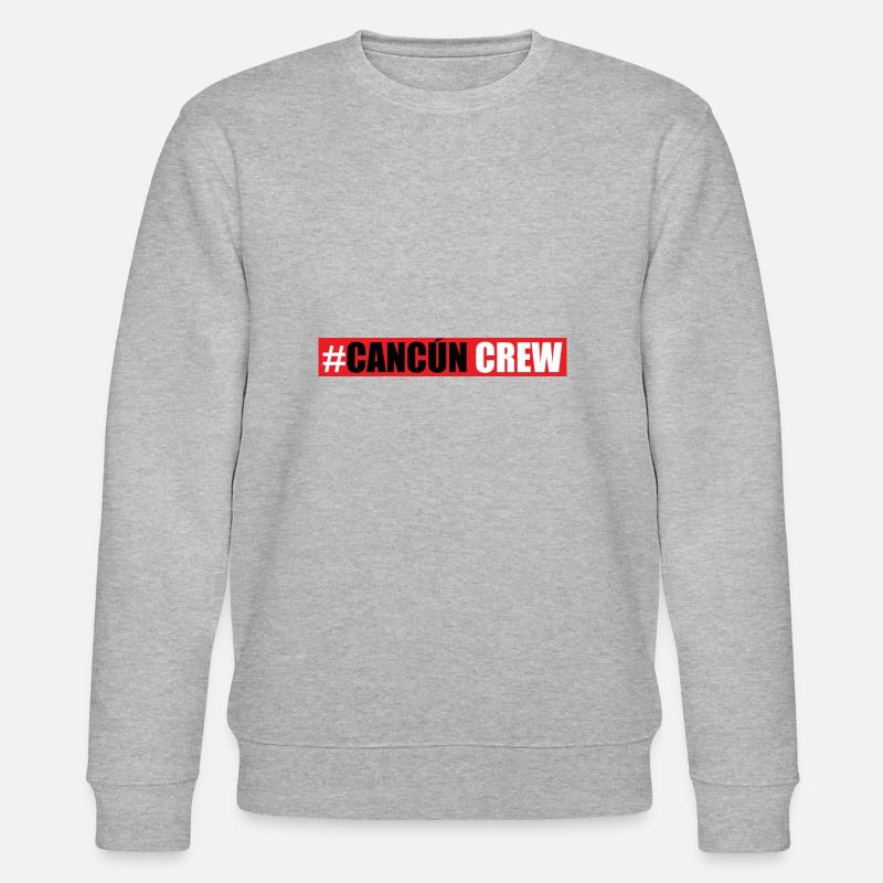 Cancun Crew - Stanley/Stella Unisex Bio-Sweatshirt CHANGER  - Grau meliert