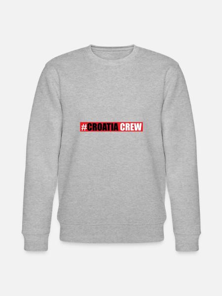 Croatia Crew - Stanley/Stella CHANGER Unisex Organic Sweatshirt - heather grey