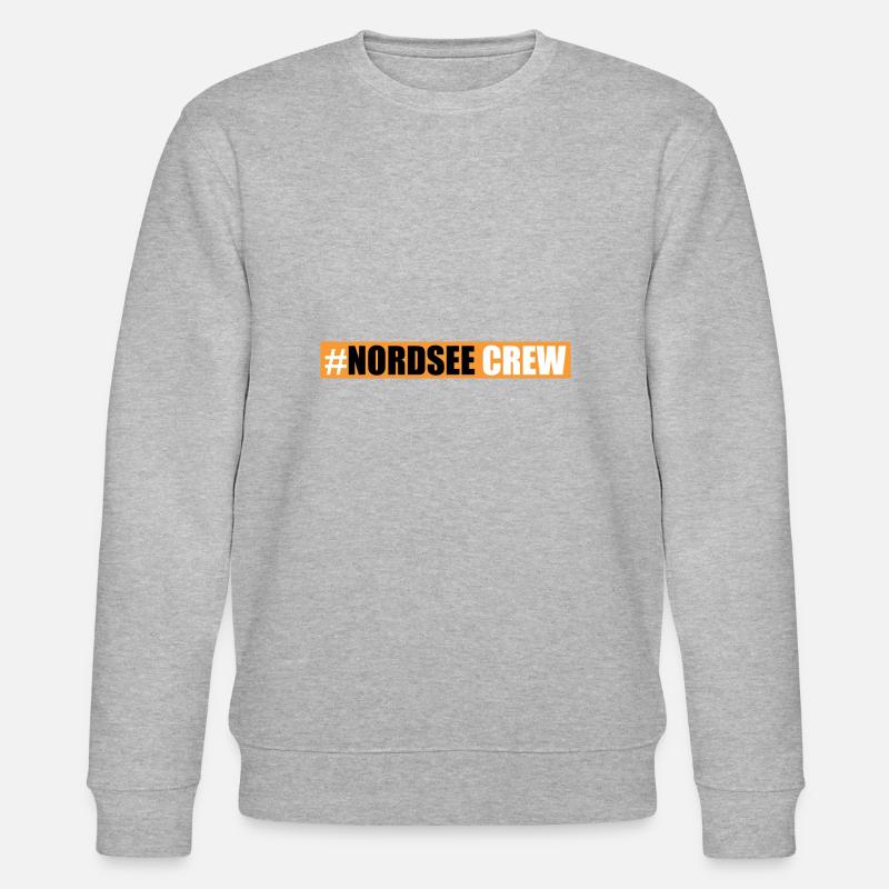 Nordsee Crew - Stanley/Stella Unisex Bio-Sweatshirt CHANGER  - Grau meliert