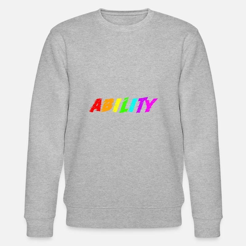 Ability - Stanley/Stella CHANGER Unisex Organic Sweatshirt - heather grey