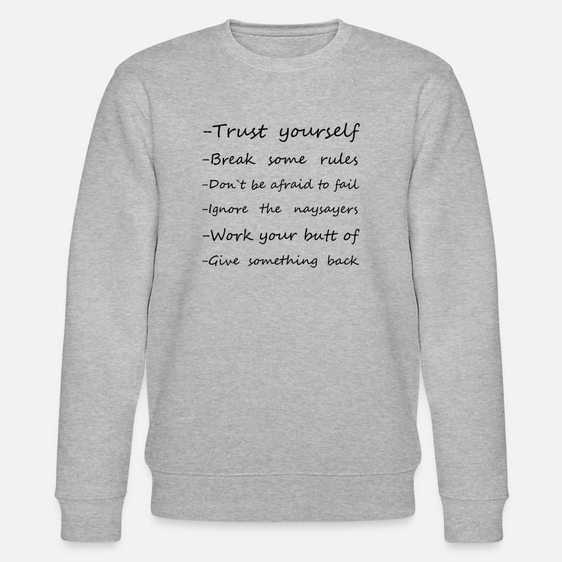 Rules - Stanley/Stella Unisex Bio-Sweatshirt CHANGER  - Grau meliert