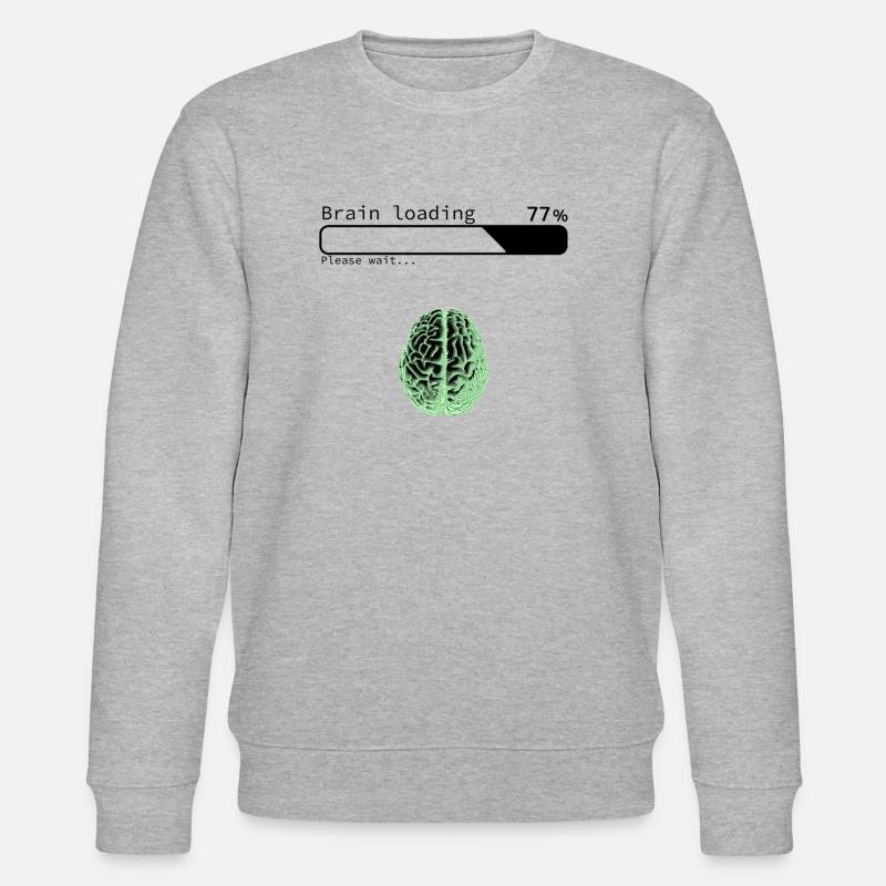 Brain Loading - Stanley/Stella CHANGER Unisex Organic Sweatshirt - heather grey