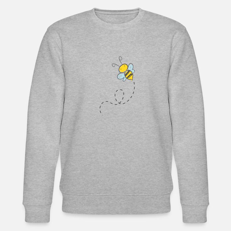 Summ Summ Biene - Stanley/Stella Unisex Bio-Sweatshirt CHANGER  - Grau meliert