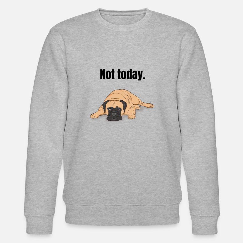 Bullmastiff Geschenk - Stanley/Stella Unisex Bio-Sweatshirt CHANGER  - Grau meliert