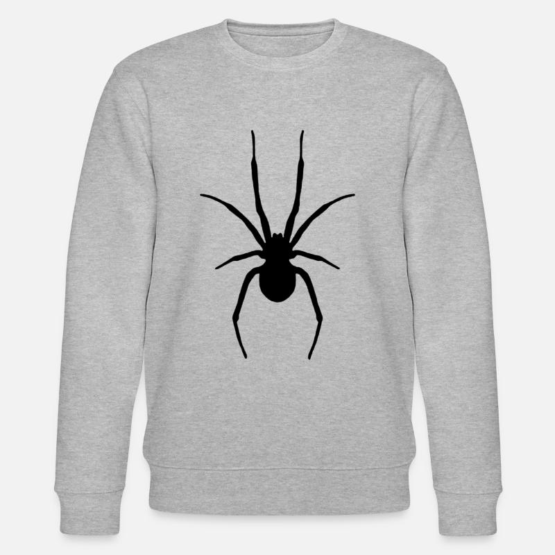 Spinne - Stanley/Stella Unisex Bio-Sweatshirt CHANGER  - Grau meliert