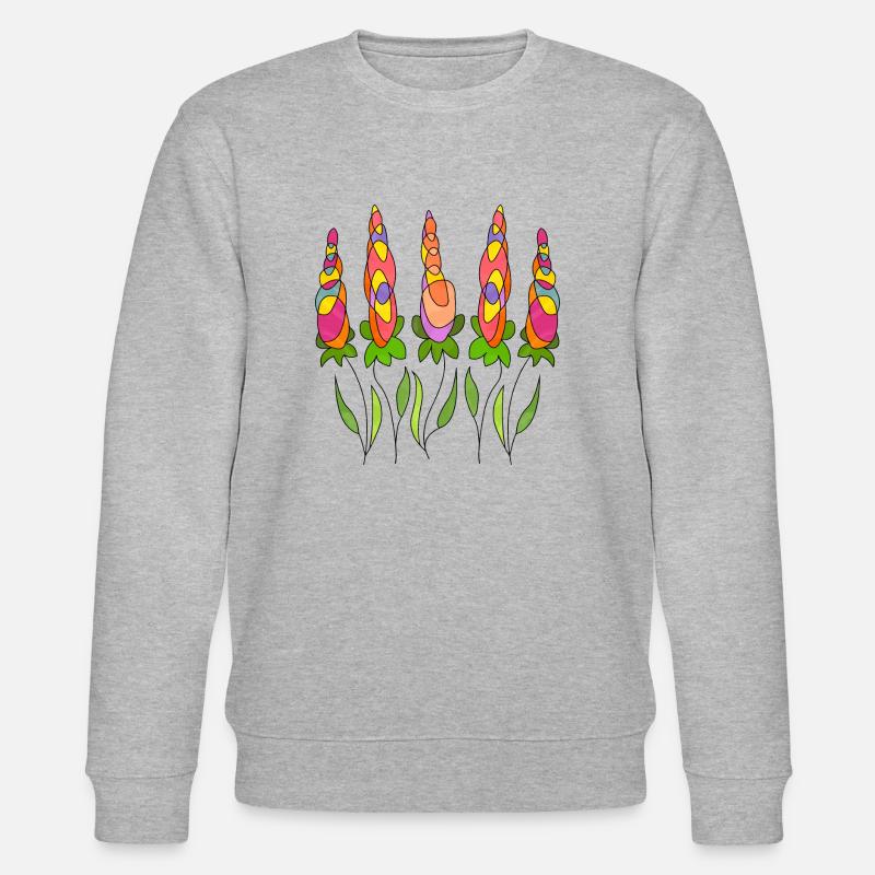 Fleur - Sweat bio CHANGER Stanley/Stella Unisexe - gris chiné