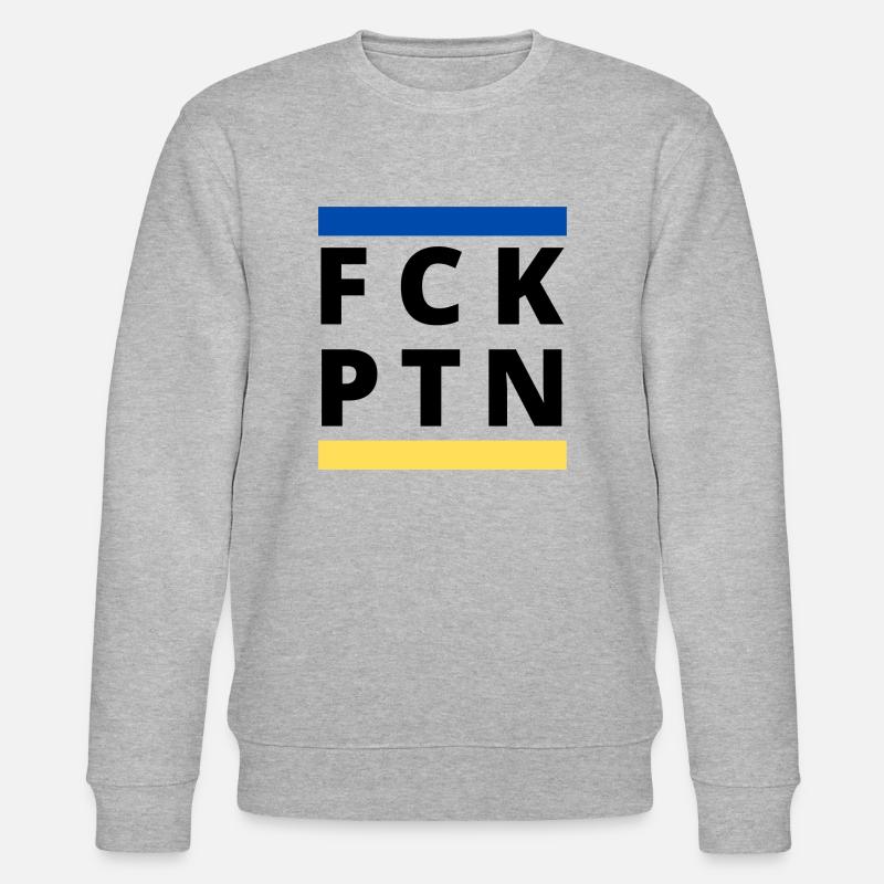 FCK PTN - Stanley/Stella Unisex Bio-Sweatshirt CHANGER  - Grau meliert