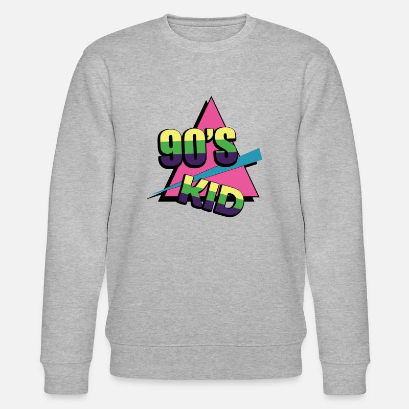 1990s Proverbs 90s Gift Idea - Stanley/Stella CHANGER Unisex Organic Sweatshirt - heather grey