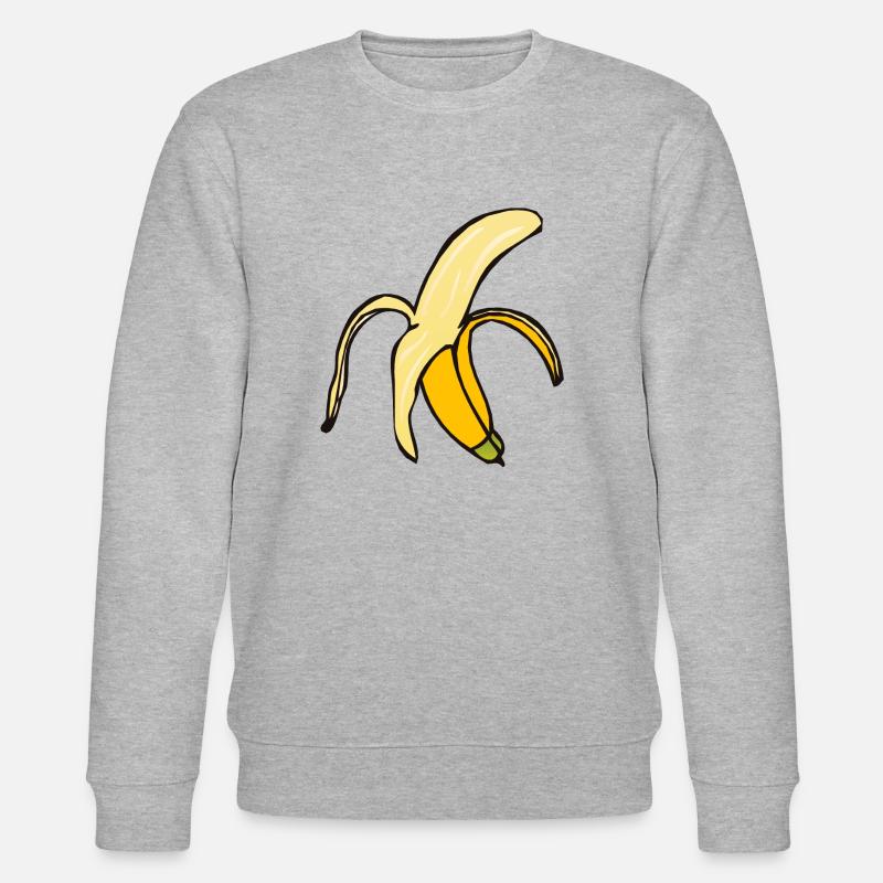 banane 3 A - Sweat bio CHANGER Stanley/Stella Unisexe - gris chiné