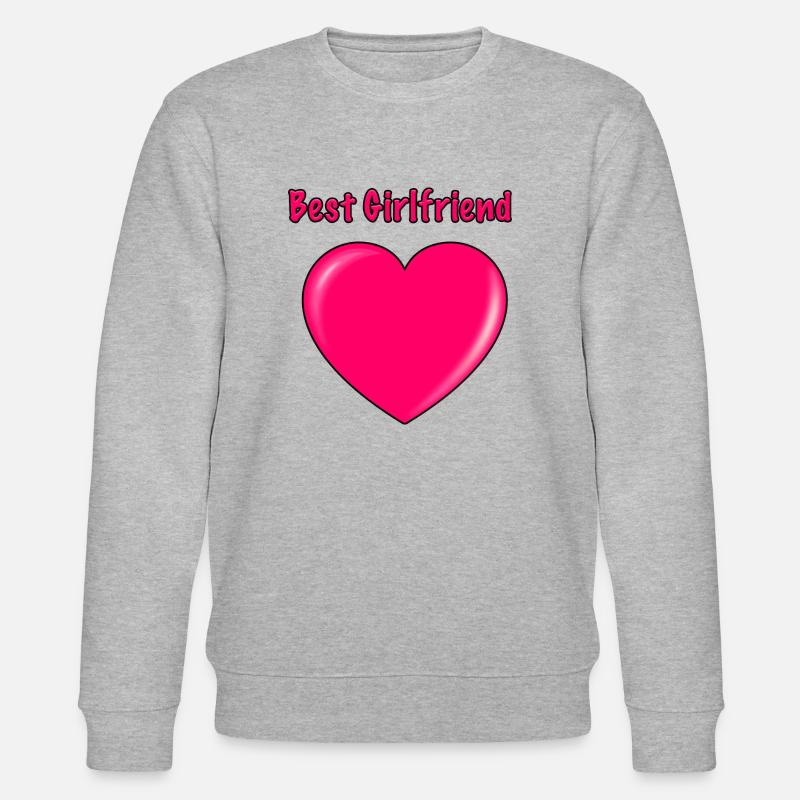 Best Girlfiend - Stanley/Stella Unisex Bio-Sweatshirt CHANGER  - Grau meliert