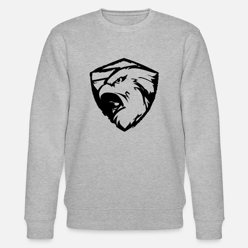 Mighty eagle - Stanley/Stella CHANGER Unisex Organic Sweatshirt - heather grey