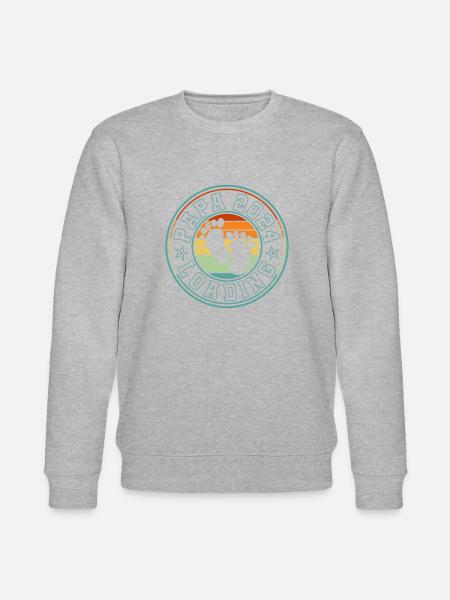 Father-to-be - Dad 2024 loading - Stanley/Stella CHANGER Unisex Organic Sweatshirt - heather grey