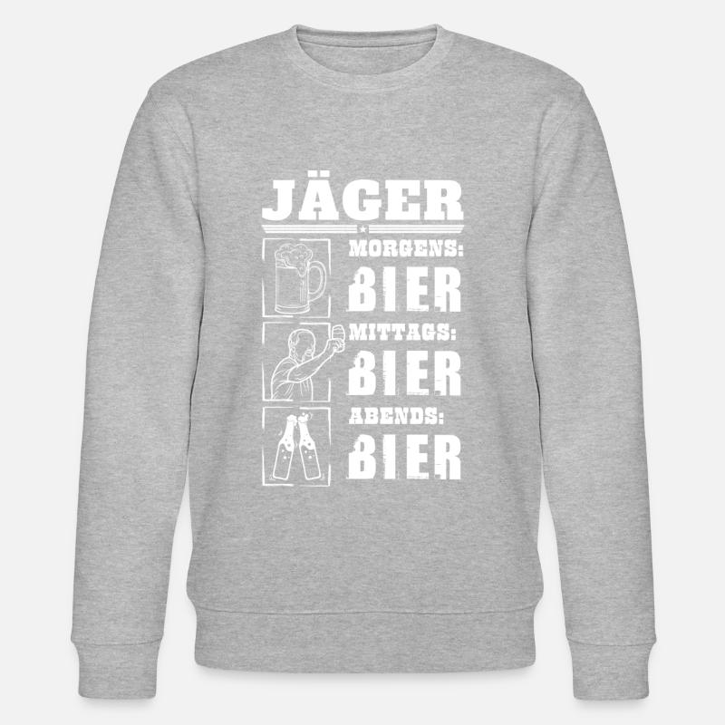 Mon quotidien de chasseur - Sweat bio CHANGER Stanley/Stella Unisexe - gris chiné