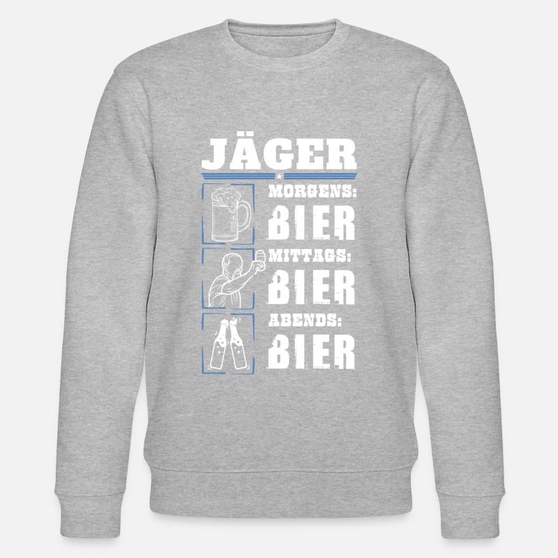 Mon quotidien de chasseur - Sweat bio CHANGER Stanley/Stella Unisexe - gris chiné