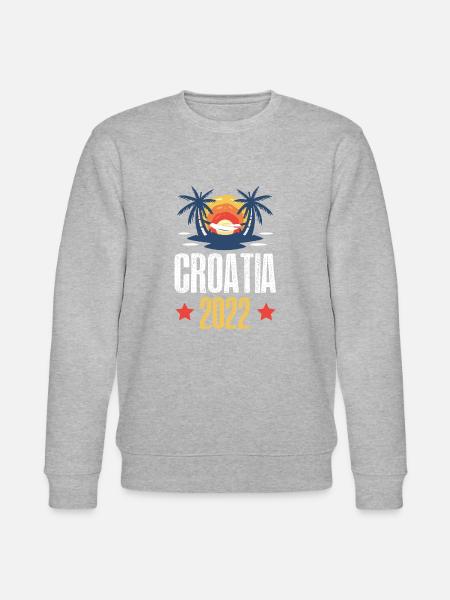 Croatia 2022 - Stanley/Stella CHANGER Unisex Organic Sweatshirt - heather grey