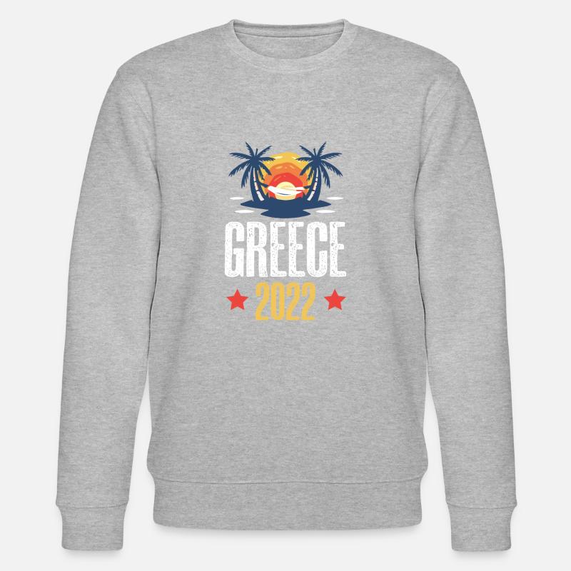 Greece 2022 - Stanley/Stella Unisex Bio-Sweatshirt CHANGER  - Grau meliert