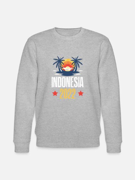 Indonesia 2022 - Stanley/Stella CHANGER Unisex Organic Sweatshirt - heather grey