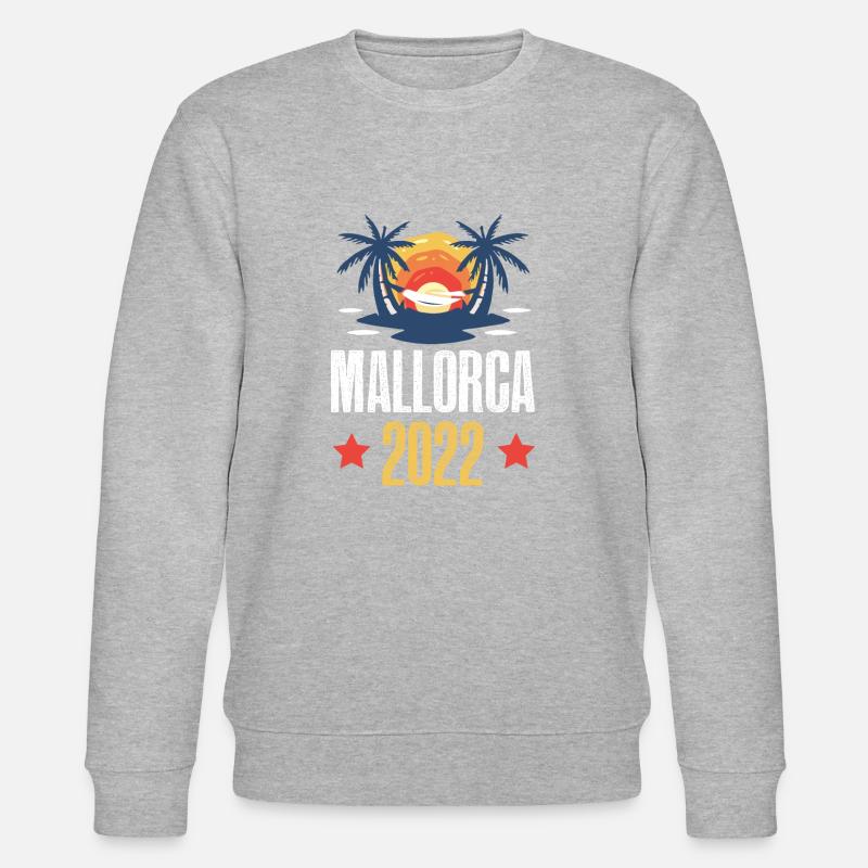 Mallorca 2022 - Stanley/Stella Unisex Bio-Sweatshirt CHANGER  - Grau meliert