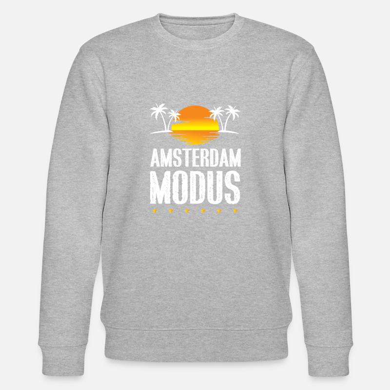 Amsterdam Modus - Stanley/Stella Unisex Bio-Sweatshirt CHANGER  - Grau meliert