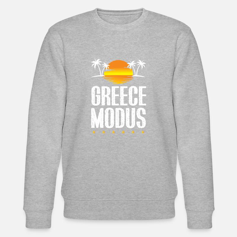 Greece Modus - Stanley/Stella Unisex Bio-Sweatshirt CHANGER  - Grau meliert