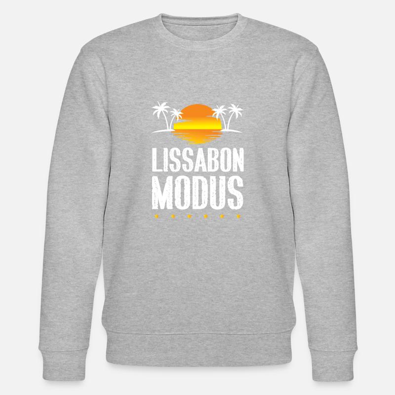 Lissabon Modus - Stanley/Stella Unisex Bio-Sweatshirt CHANGER  - Grau meliert