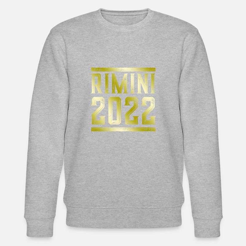 Rimini 2022 Gold - Stanley/Stella Unisex Bio-Sweatshirt CHANGER - Grau meliert