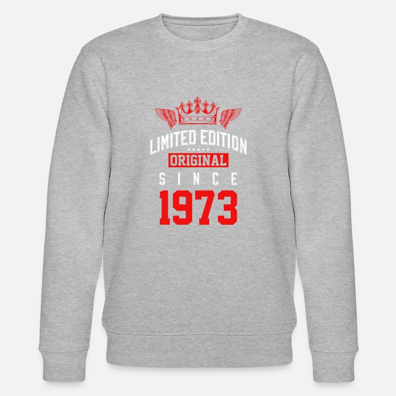 Édition limitée 1973 - Sweat bio CHANGER Stanley/Stella Unisexe - gris chiné