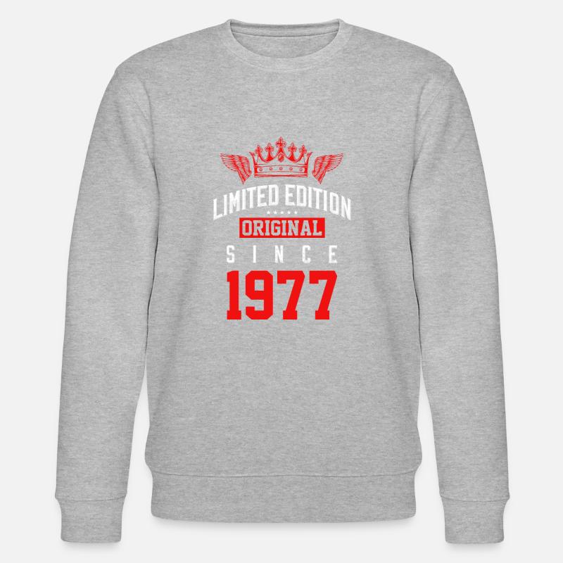 Édition limitée 1977 - Sweat bio CHANGER Stanley/Stella Unisexe - gris chiné