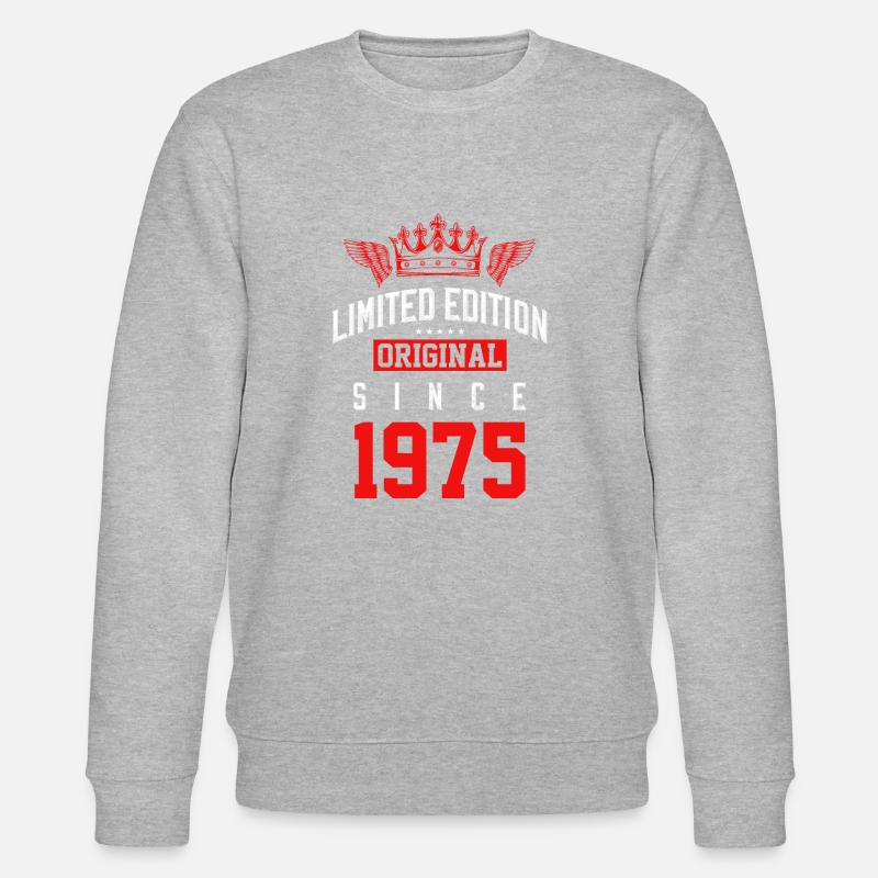 Édition limitée 1975 - Sweat bio CHANGER Stanley/Stella Unisexe - gris chiné