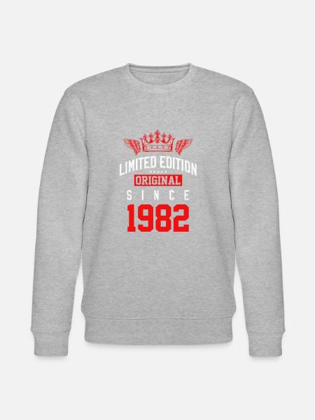 1982 limited edition - Stanley/Stella Unisex Bio-Sweatshirt CHANGER  - Grau meliert