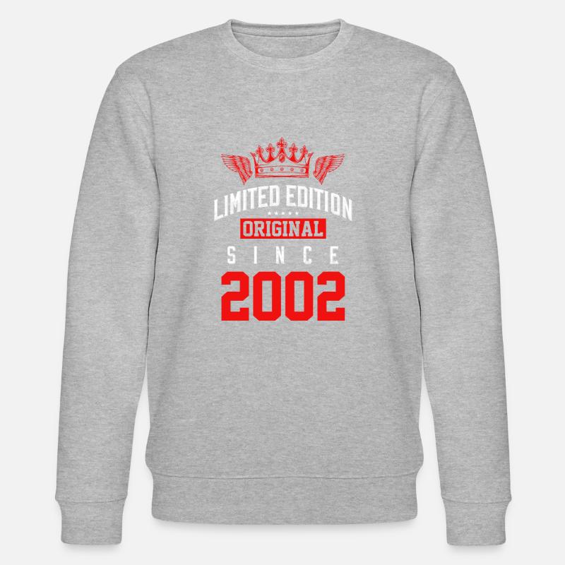 Édition limitée 2002 - Sweat bio CHANGER Stanley/Stella Unisexe - gris chiné