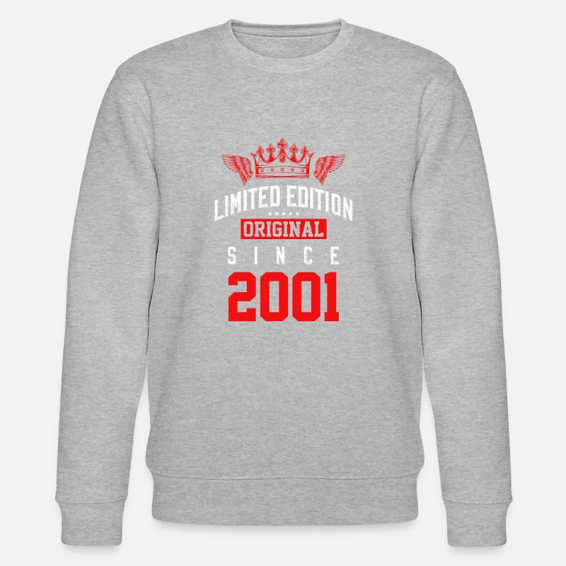 Édition limitée 2001 - Sweat bio CHANGER Stanley/Stella Unisexe - gris chiné