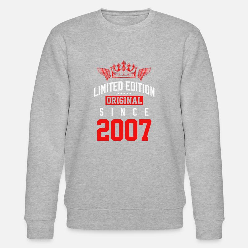 2007 limited edition - Stanley/Stella Unisex Bio-Sweatshirt CHANGER - Grau meliert